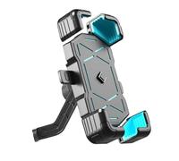 Support de Téléphone pour Moto pour Piaggio GTS GTV 250 300,Support de Téléphone Rotatif à 360° pour Guidon de Vélo, Anti-Vibration, pour Cyclomoteur,B-Blue