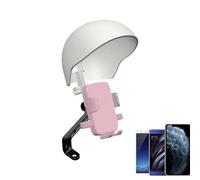Support de téléphone pour moto réglable multi-angle antidérapant antichoc | Support de téléphone pour casque de vélo résistant aux chocs, antidérapant, réglable, sûr, robuste pour moto