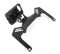 Support De Téléphone pour Moto, Support De Plaque De Navigation GPS pour H&Onda pour Forza 300 250 pour Forza 125 MF13 2017-2020 Support Navigation GPS Bâti Téléphone(Noir 1)
