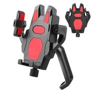 Support de téléphone pour moto, support de téléphone pour vélo, réglable, avec absorption des chocs, accessoires de moto, fournitures de vélo pour la plupart des smartphones, différents petits