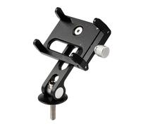 Support de téléphone pour Moto Support Téléphone Vélo Tige Fixation Casque Vélo Compatible avec Fourche 1-1/8" 28,6 Mm Téléphone GPS 3,5-7 Pouces Porte Telephone Velo(G-93)