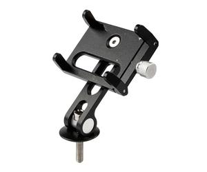 Support de téléphone pour Moto Support Téléphone Vélo Tige Fixation Casque Vélo Compatible avec Fourche 1-1/8" 28,6 Mm Téléphone GPS 3,5-7 Pouces Porte Telephone Velo(G-93)