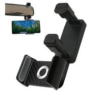 Support de téléphone pour rétroviseur de voiture | Support de navigation pour rétroviseur de 8,9 à 17,8 cm | Support de téléphone antidérapant | Pour les trajets quotidiens en voiture, camion, SUV