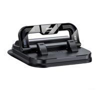 Support de téléphone pour tableau de bord de voiture avec articulation pivotante à 360 degrés et ventouse robuste pour smartphones de 4 à 7 pouces (noir)
