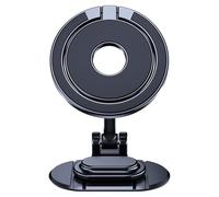 Support de téléphone pour Tableau de Bord de Voiture - Support magnétique Pliable - Mécanisme pivotant à 360 degrés - Ultra Fin - Base adhésive sûre - pour Les téléphones Portables, Suivi
