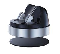 Support de téléphone pour tableau de bord, support de navigation universel, support à 360 degrés avec poignée, outil de montage compact en plastique, rotatif, design de visualisation stable