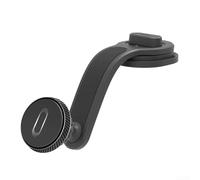 Support de téléphone pour véhicule avec ventouse magnétique et zone d'absorption améliorée pour un positionnement stable du téléphone et des angles de vue réglables (rond)