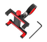 Support de téléphone pour vélo à rotation 360 en alliage d'aluminium, compatible avec tous les smartphones, revêtement en caoutchouc silicone
