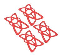 Support de téléphone pour vélo, Accessoires pour Moto, Bande de Support de téléphone, Capuchon en Caoutchouc pour poignée de vélo et Moto(4 Red)