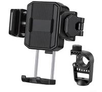 Support de téléphone pour vélo de 11,9 à 18,3 cm, anti-vibrations et prise | Convient aux téléphones de 4,7 à 18,3 cm, jusqu'à 15 mm d'épaisseur, large compatibilité, pour iPhone et pour Android