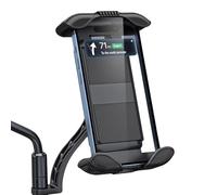 Support de téléphone pour vélo - Pince de support de moto - Poignée de guidon rotative - Fixation Mountain Ride - Support de téléphone portable pour vélo, moto, voyage, navigation en plein air