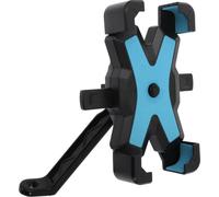 Support De Téléphone Pour Vélo, Support Anti-Vibration Pour Moto Et Scooter, Support De Smartphone Rotatif À 360° Pour Smartphone De 4.5 À 7.0 Pouces, Bleu