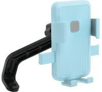 Support De Téléphone Pour Vélo, Support Anti-Vibration Pour Moto Scooter Rétroviseur, Support De Téléphone Rotatif À 360° Pour Smartphone De 4.7 À 7.2 Pouces, Bleu Clair