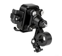 Support de téléphone pour vélo, support de rangement en alliage d'aluminium | Acier inoxydable, fonctionnement à une main, rotation à 360°, silicone souple anti-choc, support de navigation étanche pour