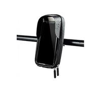 imoshion Support de téléphone pour vélo avec visière pare-soleil - Résistant aux éclaboussures - Universel - Noir