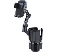 Support de téléphone pour voiture, 2 en 1 - Rotation à 360° - Pour bouteilles de boissons, tasses et téléphone Stanley de 283,5 à 1,2 l - Compatible avec iPhone et Samsung