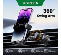 Support de téléphone pour voiture avec fixation par gravité sur la bouche d'aération, pour téléphones de 4,7 à 7,2 pouces, UGREEN Taille UniqueABS