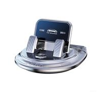 Support de téléphone pour voiture avec panneau de stationnement intégré pour installation sur tableau de bord, fonctionne à une main et visibilité de grands nombres (argent)