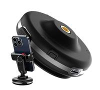 Support de téléphone pour voiture - Base de support antidérapante pour caméra embarquée avec berceau, support de téléphone portable pour tableau de bord, pour appels vidéo, enregistrement, voyage, SUV