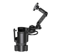 Support de téléphone pour voiture - Double porte-gobelet - Support de téléphone - Base extensible 2