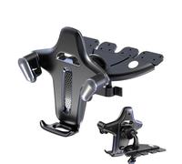 Support de téléphone pour voiture - Emplacement de musique réglable et antidérapant - Support de téléphone portable pour port multimédia | Camion, berline, camping-car, voiture, navigation, tableau de