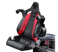 Support de téléphone pour voiture,Support de téléphone de voiture | Support de téléphone pour sièges de course,Support de ventilation de voiture pour téléphone pivotant, conception de ceinture de sécu