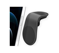 Accezz Accezz Support de téléphone pour voiture Universel Grille de ventilation Magnétique Noir Noir