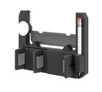 Support de téléphone pour voiturette de golf - Support de téléphone portable stable pour volant de golf de 2 à 3,5 pouces, navigation GPS, sport