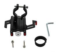 Support de téléphone professionnel résistant aux chocs pour vélo et moto, installation et démontage rapides (rouge)