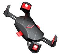 Support de Téléphone Réglable à Quatre Griffes, pour Voiture, Rouge | PC ABS Silicone, Stabilité Fiable, Installation Simple, Design Élégant, Usage Auto, Compatible Téléphone