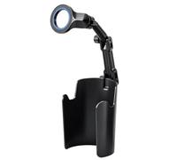 Support de téléphone réglable rotatif avec bras multi-articulations | Porte-gobelet de voiture pour camion, SUV, camping-car, voyage, sorties en famille, navigation et appel, bleu