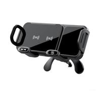 Support de téléphone rétractable et pliable pour grille d'aération, compatible avec la plupart des smartphones, design compact et portable pour