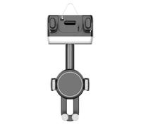 Support de téléphone - Rétroviseur 8,4 x 12,9 cm, réflecteur avec rotation à 360 degrés, support de smartphone anti-secousses | Navigation intérieure de véhicule de camion et camping-car