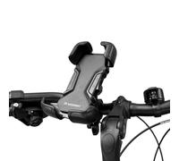 Support de téléphone robuste pour guidon de vélo, moto, scooter, noir