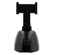 Support de Téléphone Rotatif 360° en ABS PC pour Suivi | Filming Mains sans Intervention, Démarrage en 3 S, Portée Jusqu’à 10m, Noir, Support