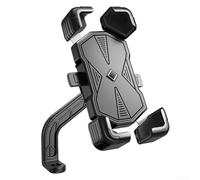 Support de téléphone rotatif à 360 degrés compatible avec les téléphones de 4, 5, 7, 5 pouces, support sécurisé à cinq griffes absorbant les chocs (noir B)