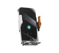 Support de téléphone rotatif à 360 degrés pour téléphone portable, support de charge rapide pour smartphones, design solide, détection automatique, chargement de téléphone pour véhicule