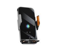 Support de téléphone rotatif à 360 degrés pour téléphone portable, support de charge rapide pour smartphones, design solide, détection automatique, chargement de téléphone pour véhicule