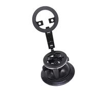 Support de téléphone rotatif en aluminium avec ventouse magnétique pour accessoires de voiture. Installation sans outil pour plusieurs angles de vue. Support de téléphone magnétique incliné avec base