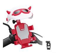 Support de téléphone rotatif pour vélo antidérapant de 11,9 à 17,1 cm | Coussinets en silicone souple, poignée antidérapante, réduction des vibrations, protection contre les rayures