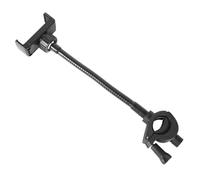 Support de téléphone - Roue rotative - Boom de sol de téléphone portable - Angle réglable - Prise en main sûre - Construction durable - Idéal pour les enregistrements en studio, le cyclisme, le