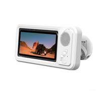 Support de téléphone sans fil de douche, supports de téléphone étanches, haut-parleurs sans fil, supports muraux réglables à 360° pour salle de bain