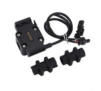 Support de téléphone sans perte pour BMW R1200GS Adventure | Ajustement sûr pour la navigation, pièce de rechange directe, construction en plastique noir, placement avant du véhicule