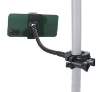 Support de téléphone - Support de téléphone pour vélo | Supports de téléphone pour microphone | Pince de fixation pour microphone | Support réglable avec long bras en col de cygne flexible pour