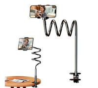 Support de téléphone - Support de téléphone rotatif à 360 degrés, pince de bureau | Suport de diffusion en direct mobile | Clip de chevet pour tablette paresseuse | Convient aux tablettes de moins de
