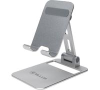 TELLUR Support de téléphone de Bureau en Aluminium argenté