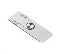 Support de téléphone ultra fin rotatif à 360° universel en acier inoxydable stable pliable pour téléphone de bureau