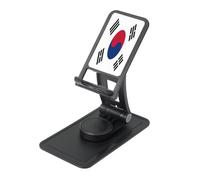 Support de téléphone universel avec drapeau coréen, support réglable pour téléphone portable, trépied rotatif à 360° pour iPhone, parfait pour un usage quotidien