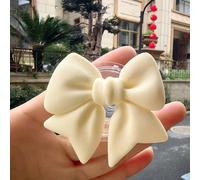 Support De Téléphone Universel Avec Noeud Papillon Pour Fille Coréenne,Support De Téléphone Intelligent,Prise De Support Griptok,Spot Rapide Paresseux,Document Macaron Uni.Beige.