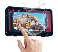 Support de téléphone universel pour la douche : étanche, antibuée, avec fenêtre à haute visibilité et écran tactile sensible. Idéal pour